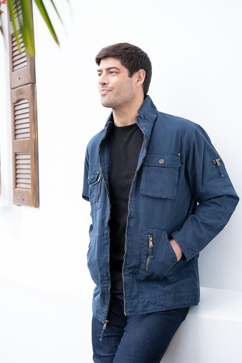 Men's Cotton Multi Pocket Cargo Jacket