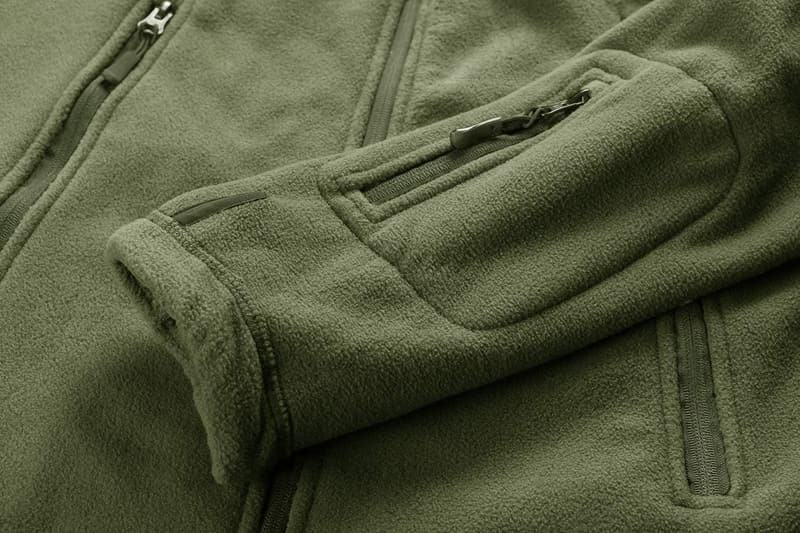 Men's Tactical Fleece Hooded Jacket for Outdoor Adventures