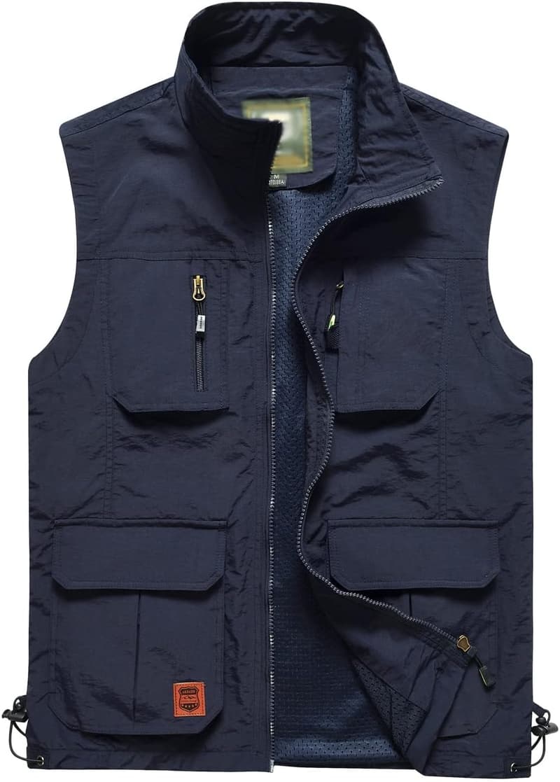 Men's Quick-Dry Fishing & Hunting Reversible Vest Jacket