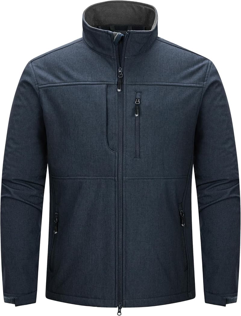 Men's Lightweight Waterproof Softshell Jacket for Hiking
