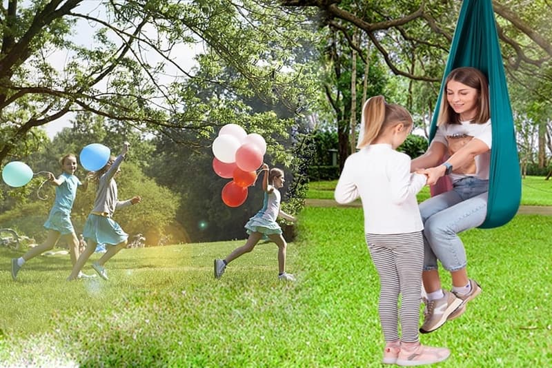 Indoor Therapy Swing for Autistic Children - Calming Hammock