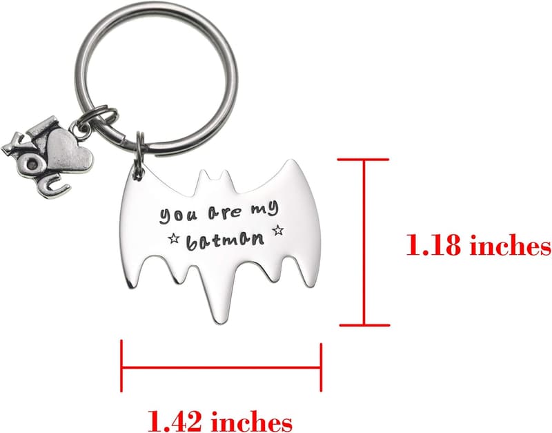 You Are My Batman Keychain - Cute Gift for Husband