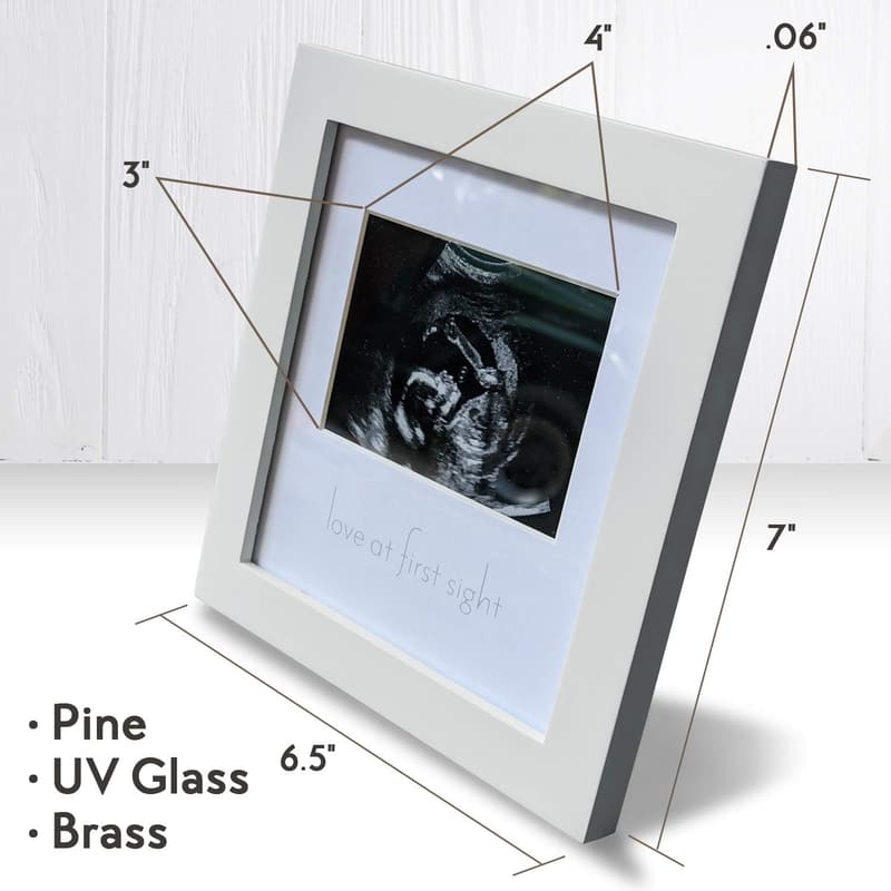 Green Pollywog Ultrasound Frame | Pregnancy Gift for Moms