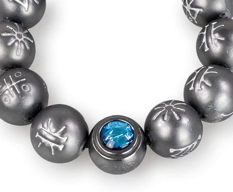 Black Panther Kimoyo Blue Bead Bracelet | Official Marvel Collectible