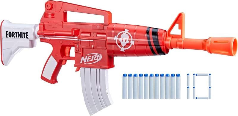 Nerf Fortnite Motorized Blaster with 10 Elite Darts