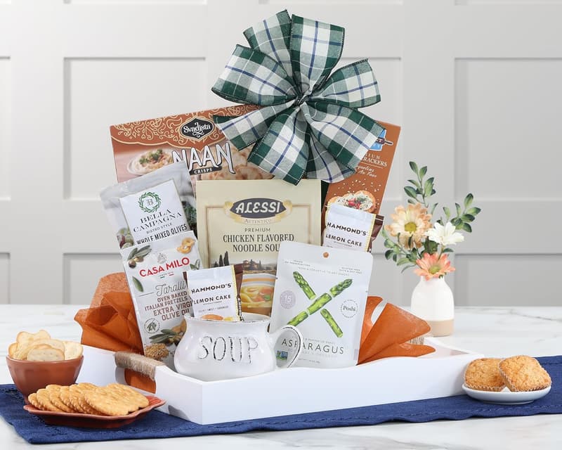 Soup's On Gift Set - Gourmet Wine Country Basket