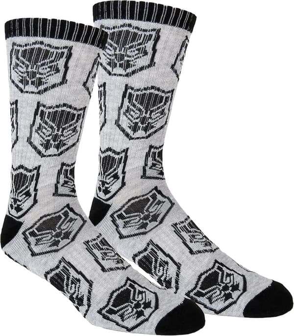 Black Panther Athletic Socks for Men - 2 Pair Pack