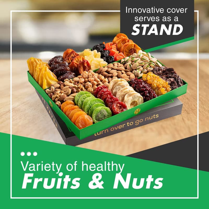 Father's Day Extra Large Dried Fruit & Nuts Gift Basket