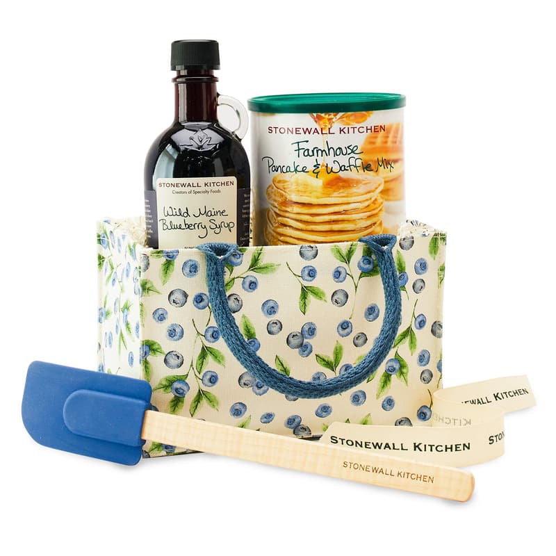Blueberry Tote Gift Set - 4 Piece Deluxe Collection
