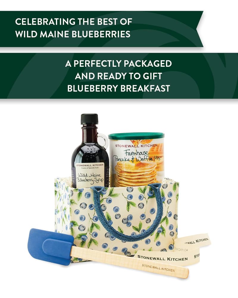 Blueberry Tote Gift Set - 4 Piece Deluxe Collection