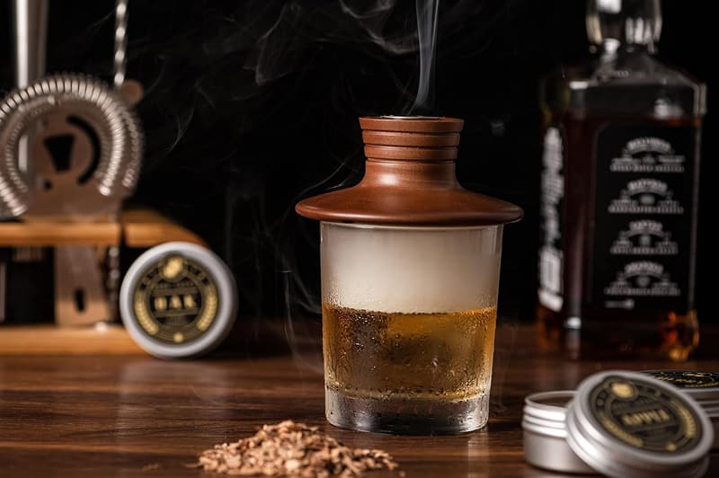 Cocktail Smoker Kit with Torch & Wood Chips for Men