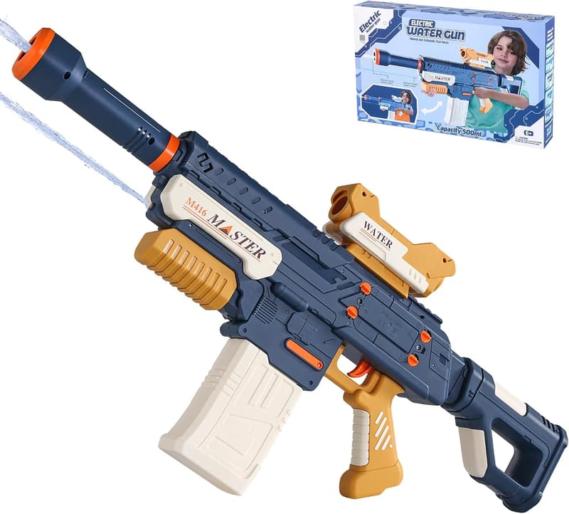 Outdoor Water Blaster - Double-Mode Electric Squirt Gun for Ages 8+