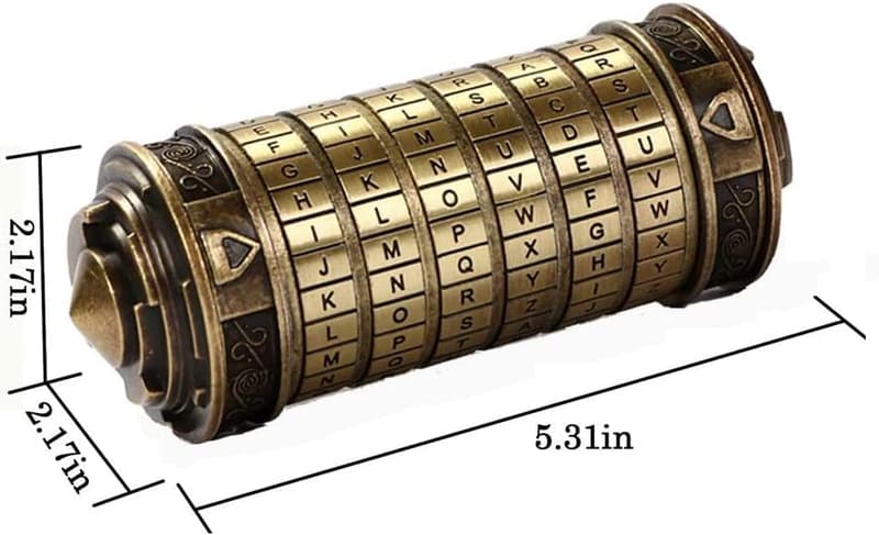 Valentine's Day Cryptex Money Puzzle Box with Hidden Compartments