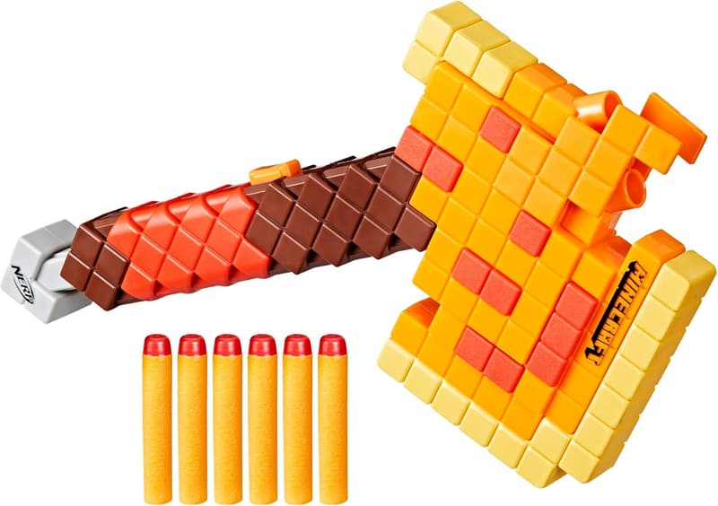 Minecraft Firebrand Dart Blaster Axe by Nerf