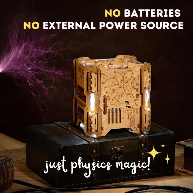 Tesla Box - 3D Wooden Puzzle - Escape Room Game for Adults