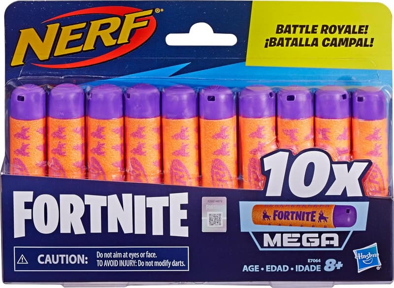 NERF Fortnite Mega Dart Refill Pack – 10 Darts