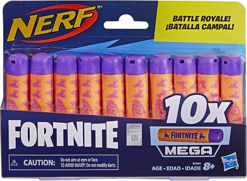 NERF Fortnite Mega Dart Refill Pack – 10 Darts