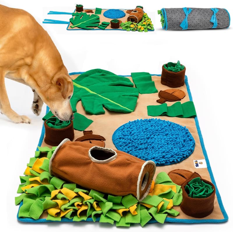 Large Breed Snuffle Mat - Interactive Dog Toy for Mental Stimulation