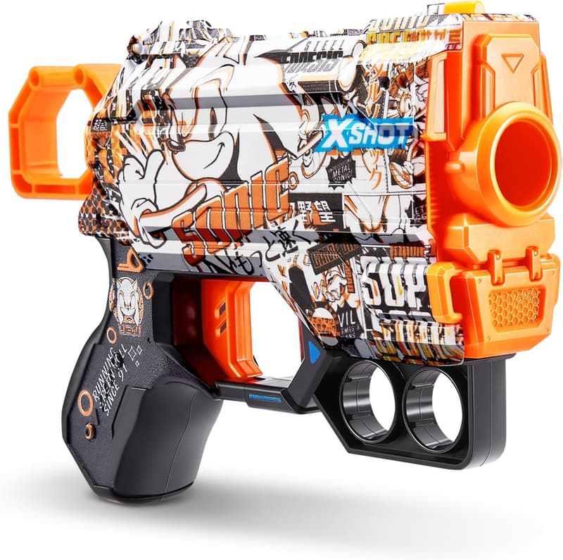 XSHOT Menace Foam Dart Blaster Set with 16 Darts - Easy Reload