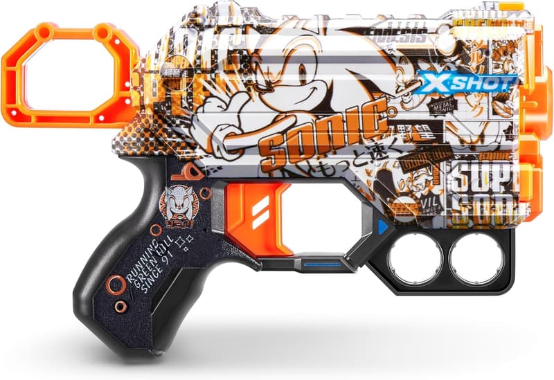 XSHOT Menace Foam Dart Blaster Set with 16 Darts - Easy Reload