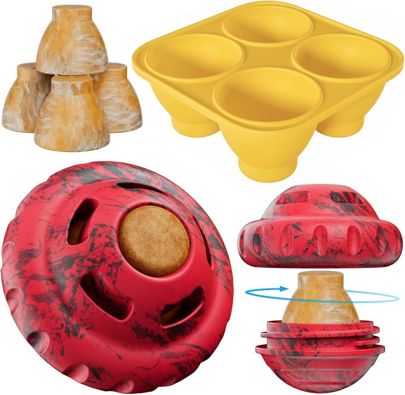 Dog Puzzle Treat Ball Toy for Active Dogs