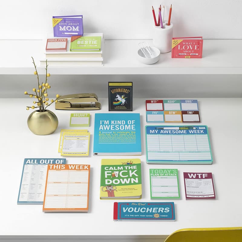 WTF Notes Memo Pad - 50 Sheet Checklist