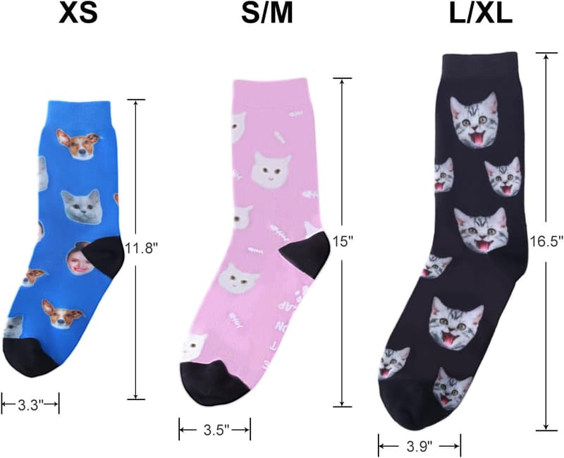 Personalized Photo Socks for Men and Women