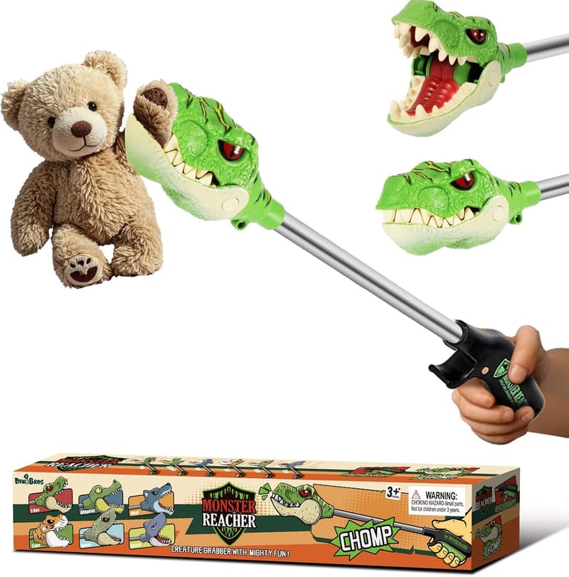 Interactive Dinosaur Grabber Toy for Kids, 16-Inch T-Rex Claw