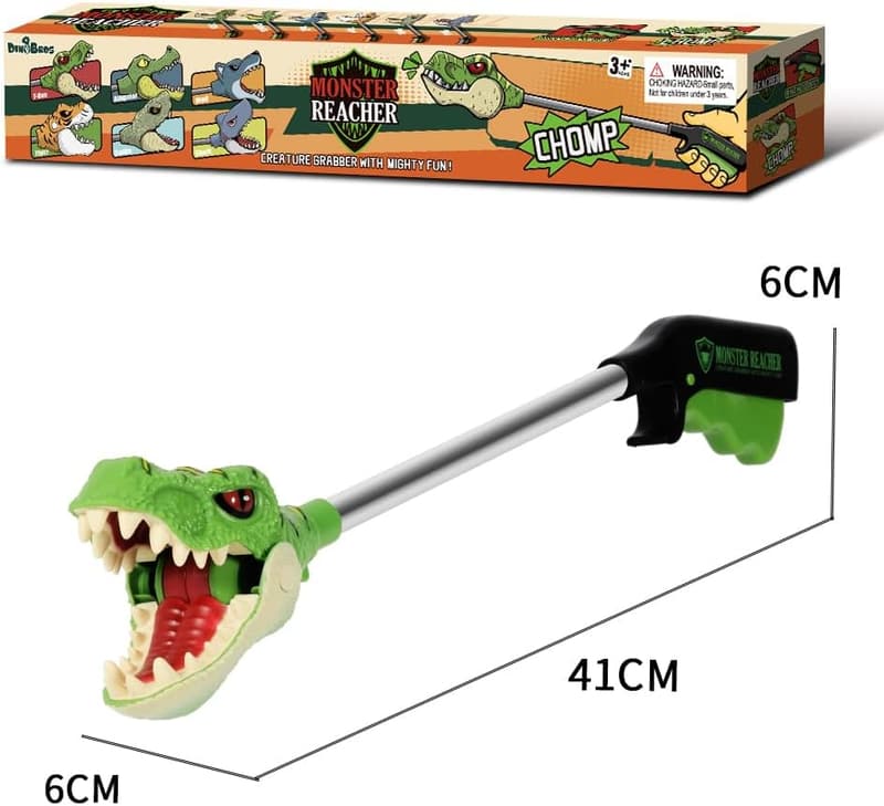 Interactive Dinosaur Grabber Toy for Kids, 16-Inch T-Rex Claw