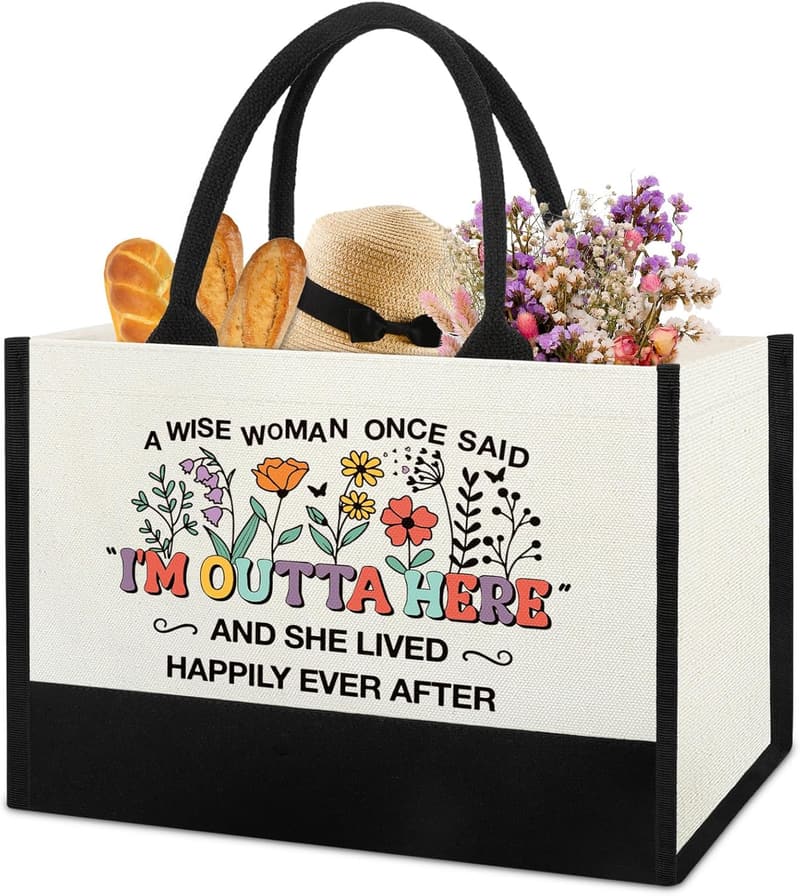 Retirement Tote Bag for Women – Farewell Gift for Coworkers