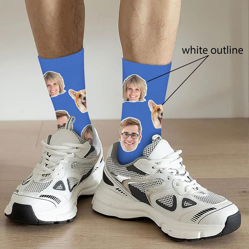 Personalized Photo Socks for Men and Women