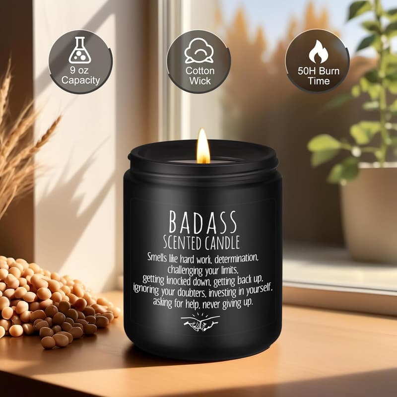 Congratulations Candle - Inspirational Gift for New Job or Promotion