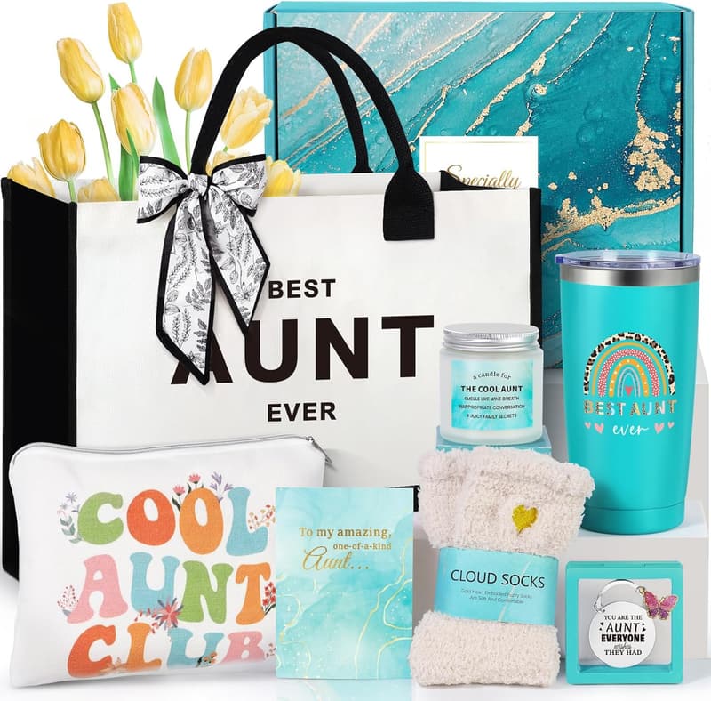 Cool Auntie Grocery Tote Bag - Perfect Gift for Aunts