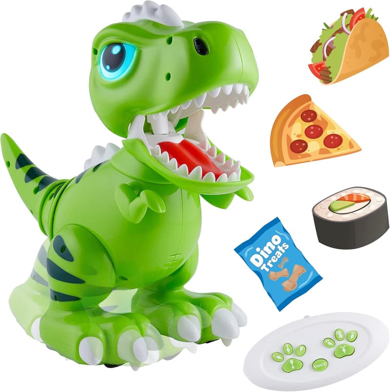 Remote Control T-Rex Dinosaur Toy for Kids - Interactive & Programmable