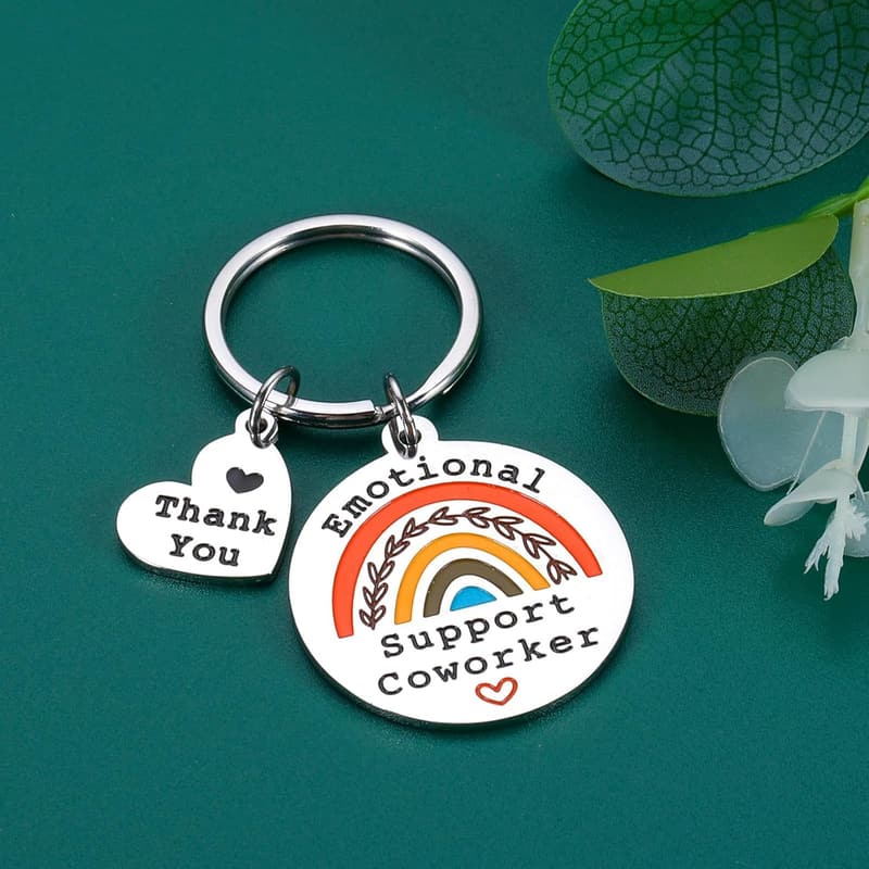 Coworker Farewell Keychain Gift for Women