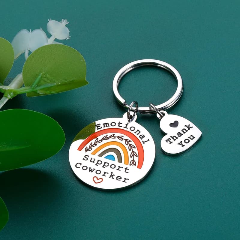Coworker Farewell Keychain Gift for Women