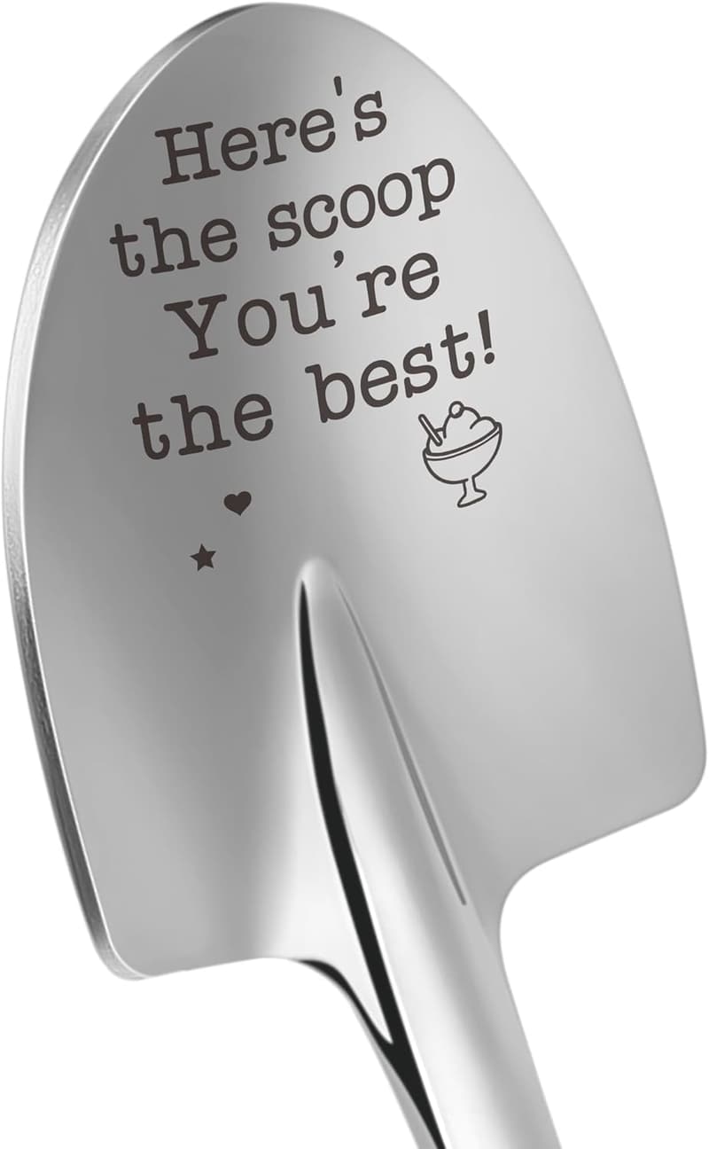 Mother's Day Ice Cream Scoop Spoon – Unique Gift for Mom