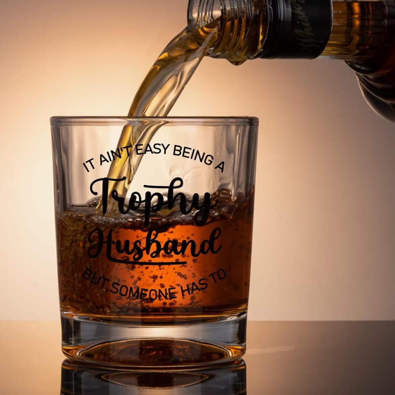 Trophy Husband Whiskey Set - Father's Day Gift from Wife