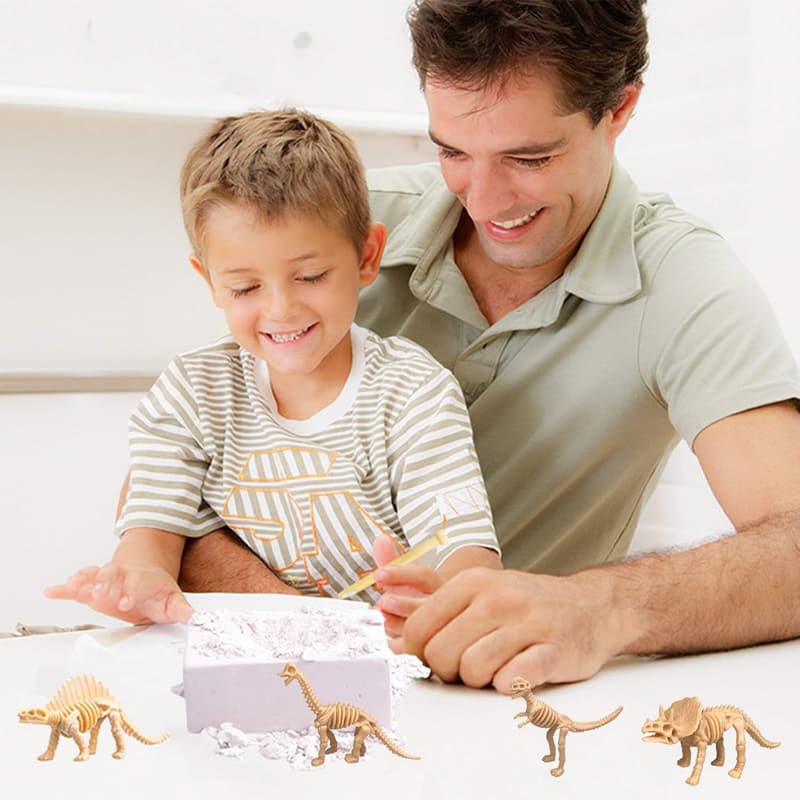 Dinosaur Skeleton Toys - 48PCS Fossil Dig Party Favor Set
