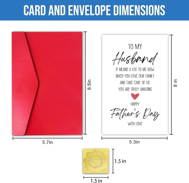Happy Father's Day Card for Husband (It Means a Lot)