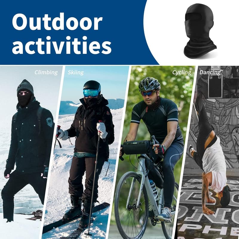 Ski Mask for Men and Women - UV & Wind Protection