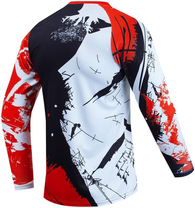 Youth Long Sleeve Dirt Bike Jersey for BMX & Motocross Racing