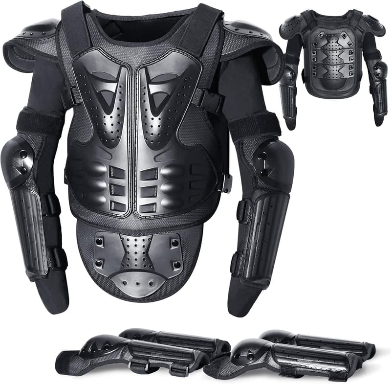 Kids Motorcycle Armor Suit - Protective Gear for Cycling & Sports