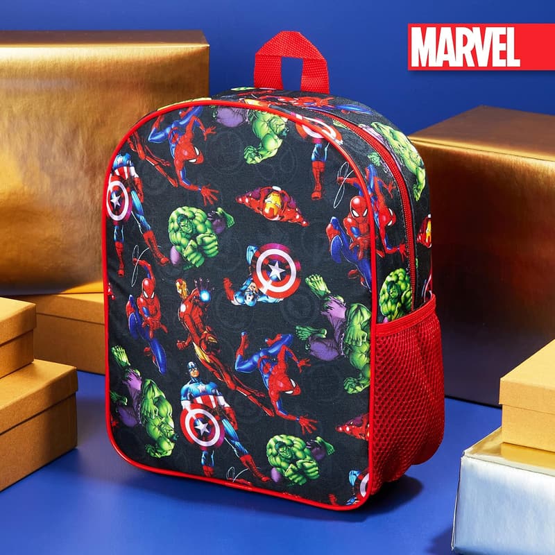 Avengers Themed Backpack for Boys - Marvel Spiderman Design