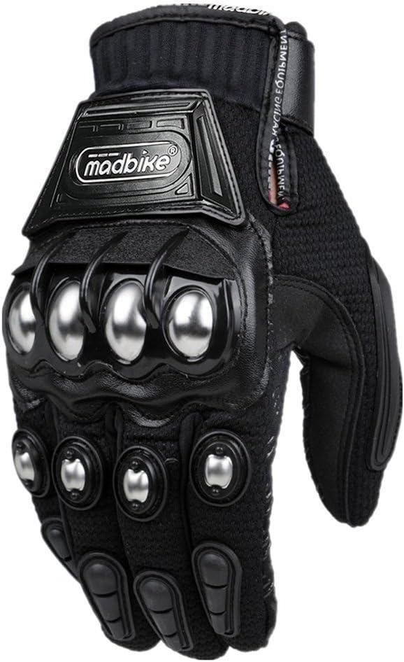 Touchscreen Racing Gloves for Motorbikes - Alloy Steel
