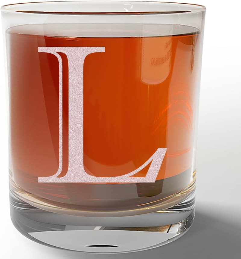 Personalized 11oz Whiskey Rocks Glass for Men - Father's Day Gift