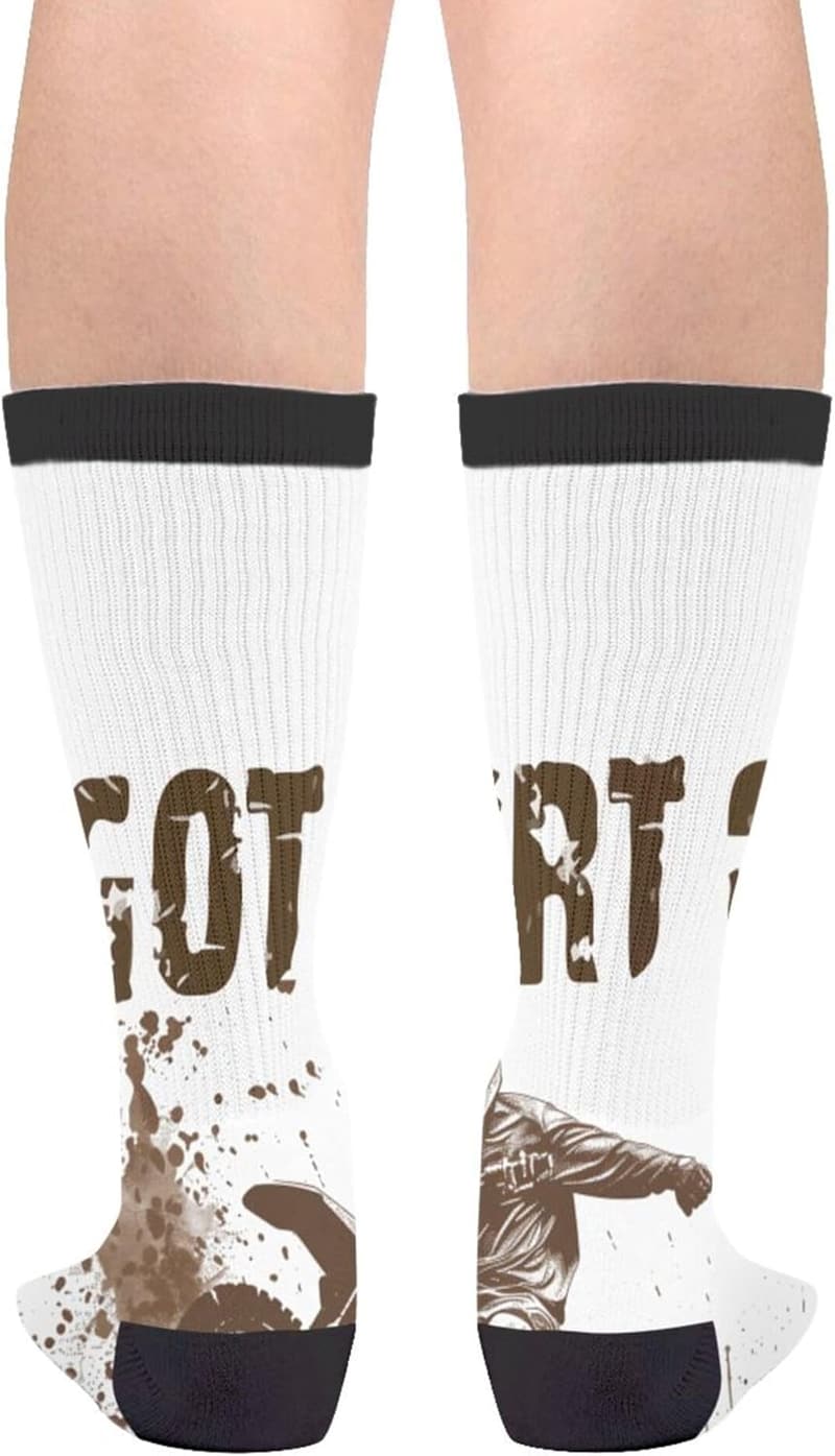 Men's & Women's 3D Printed Dirt Bike Racing Crew Socks