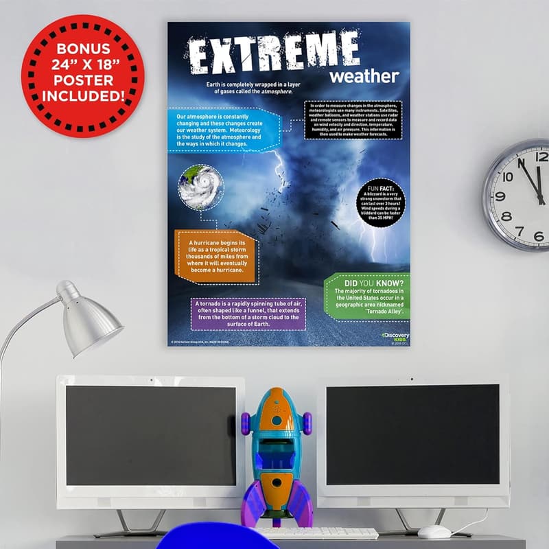 Extreme Weather STEM Science Kit for Kids 12+, DIY Experiments