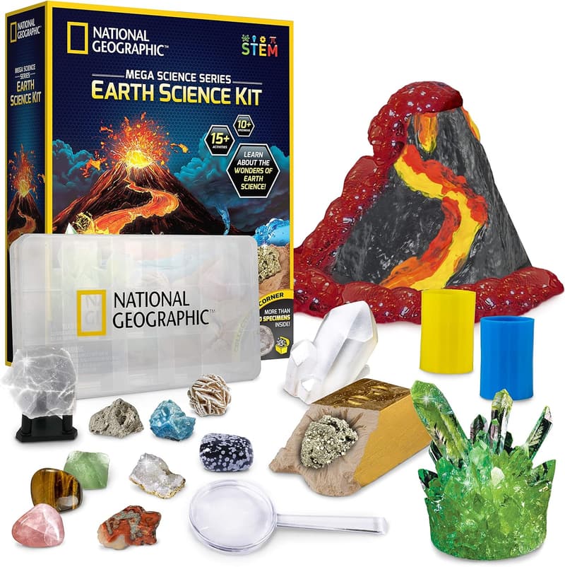 Earth Science Kit: 100+ STEM Experiments & Activities for Kids