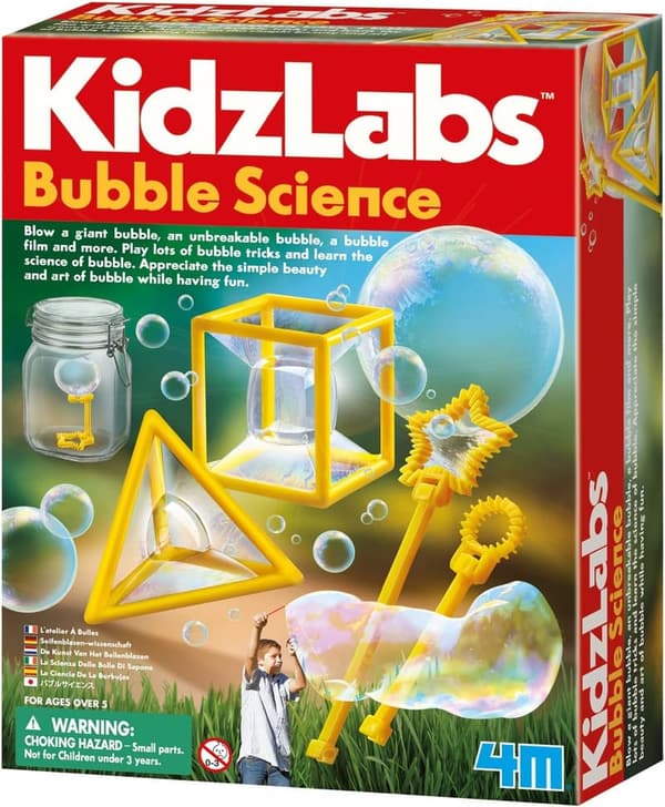 Bubble Science Kit for Kids: Make Your Own Bubble Mixture